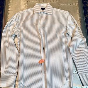 Zara striped Dress Shirt Small